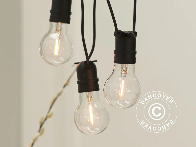Łańcuch świetlny LED, zestaw startowy, Tobias, 4,5m, Przezroczysty - Image 3