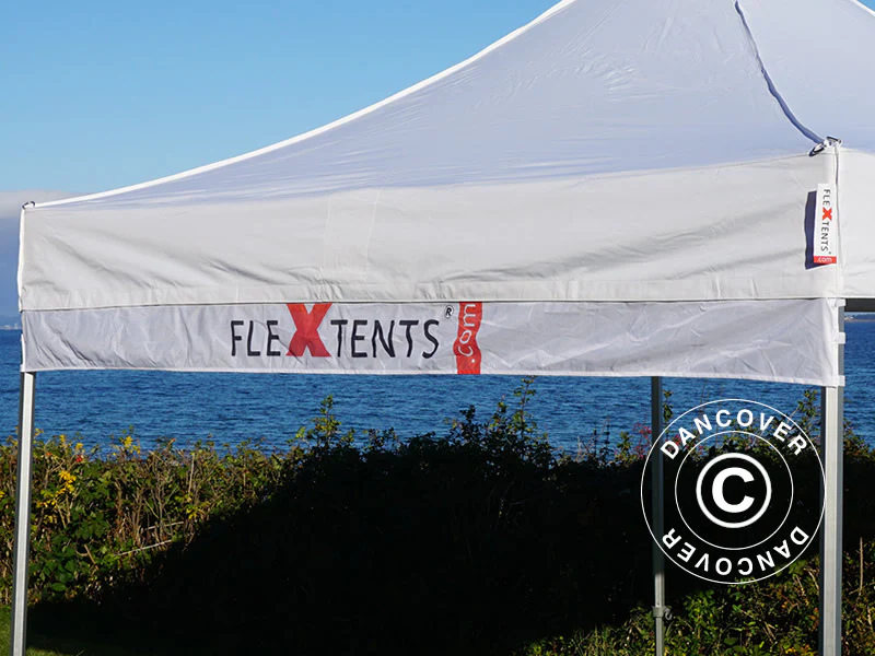Baner z nadrukiem do namiotu ekspresowego FleXtents®, 3x0,2m - Image 9