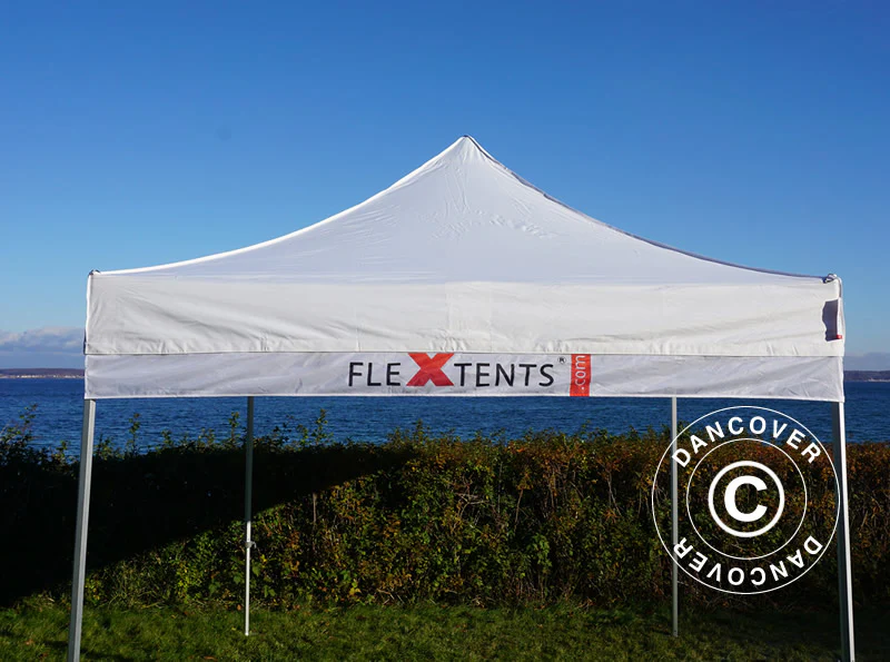 Baner z nadrukiem do namiotu ekspresowego FleXtents®, 4x0,2m - Image 11