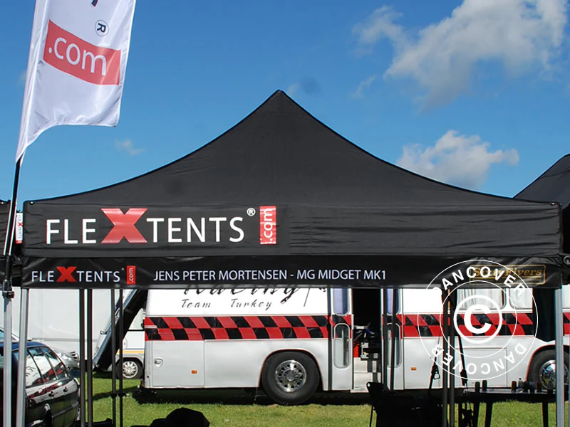 Baner z nadrukiem do namiotu ekspresowego FleXtents®, 4x0,2m - Image 2