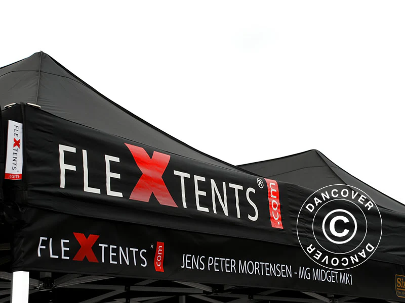 Baner z nadrukiem do namiotu ekspresowego FleXtents®, 4x0,2m - Image 4