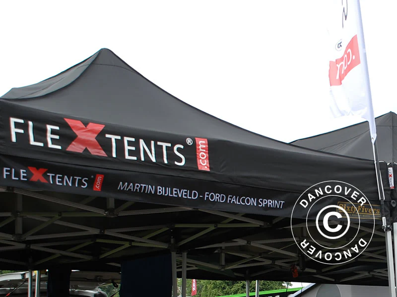 Baner z nadrukiem do namiotu ekspresowego FleXtents®, 4x0,2m - Image 5