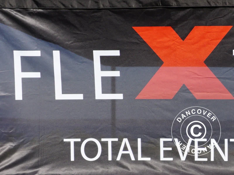 Baner z nadrukiem do namiotu ekspresowego FleXtents®, 4x1m - Image 3
