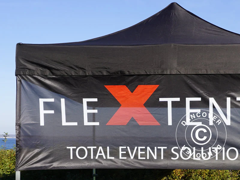 Baner z nadrukiem do namiotu ekspresowego FleXtents®, 4x1m - Image 4