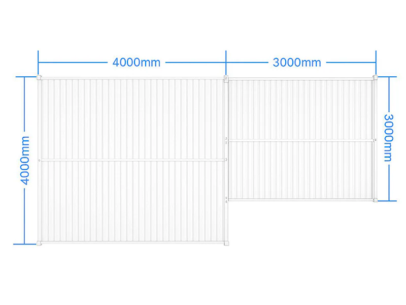 Bioklimatyczna pergola pawilon ogrodowy San Pablo Alu+, 3x3m, 4x4m, Biały, 2 szt. - Image 6
