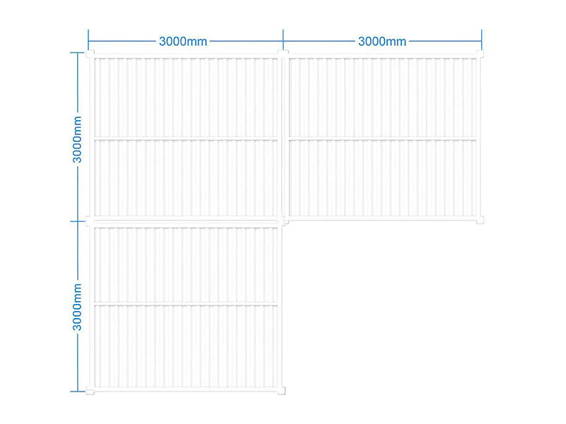 Bioklimatyczna pergola pawilon ogrodowy San Pablo Alu+, 3x3m, Biały, 3 szt. - Image 6