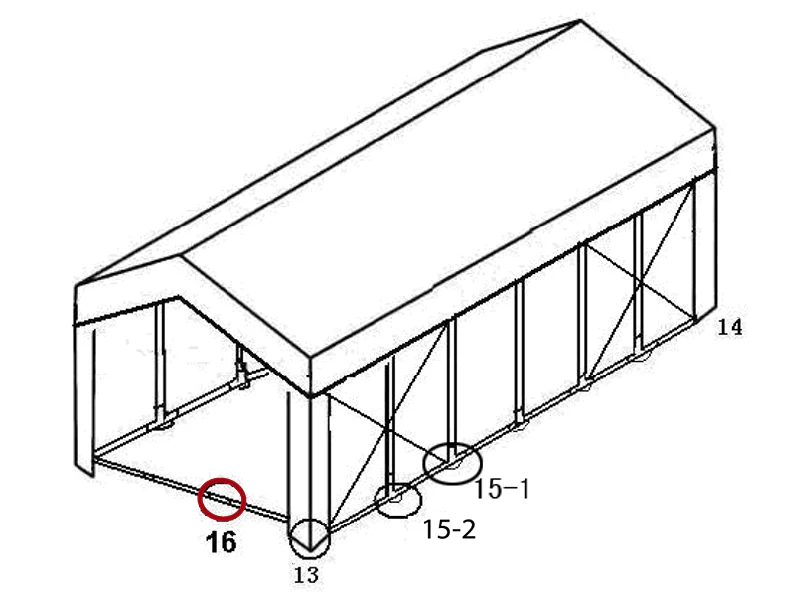 łącznik 2-stronny do listwy usztywniającej, Ø42mm - Image 6