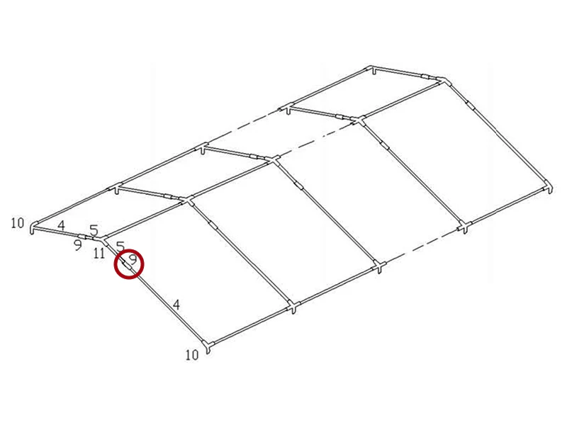 łącznik 2-stronny, Ø54mm - Image 3