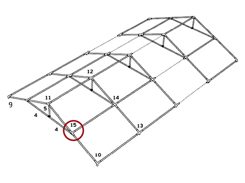 łącznik 3-stronny, Ø42+Ø54mm - Image 4