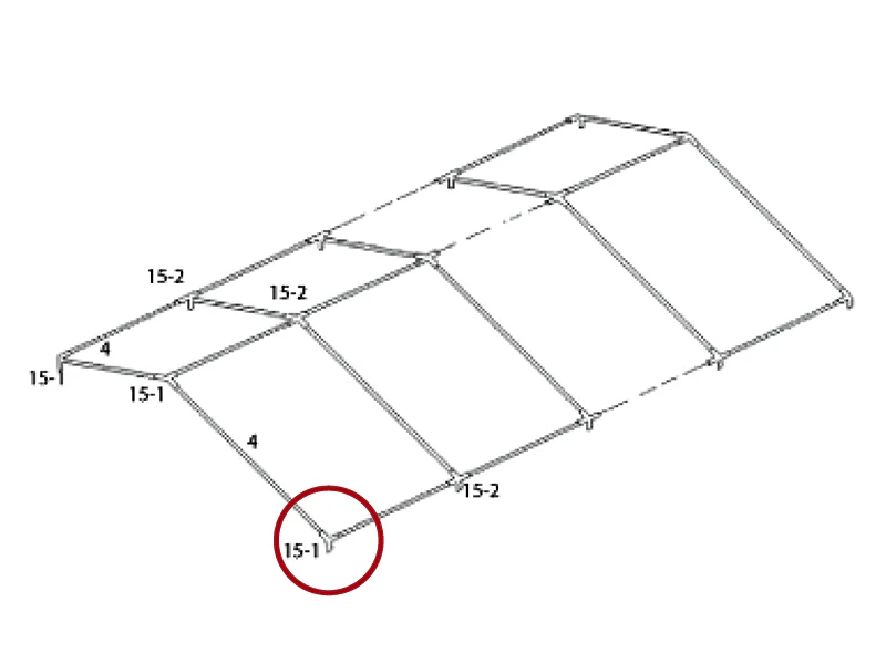 łącznik 3-stronny, Ø42+Ø54mm, 120° - Image 4