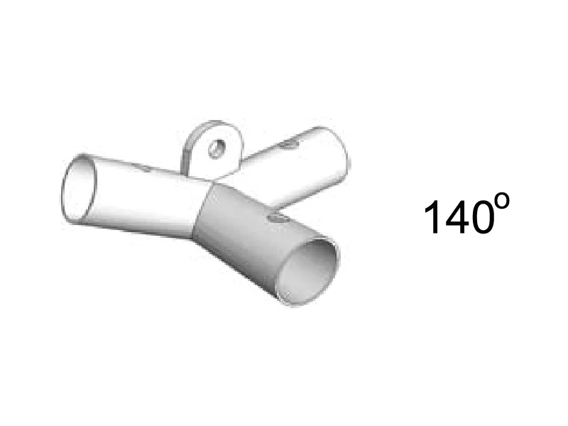 łącznik 3-stronny, Ø42mm, 140° - Image 2
