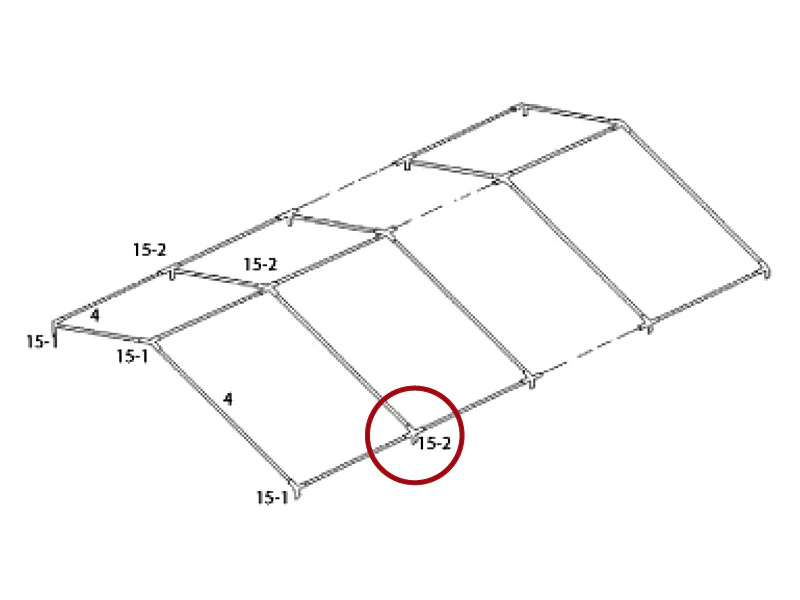 łącznik 4-stronny, Ø42+Ø54mm, 120° - Image 4