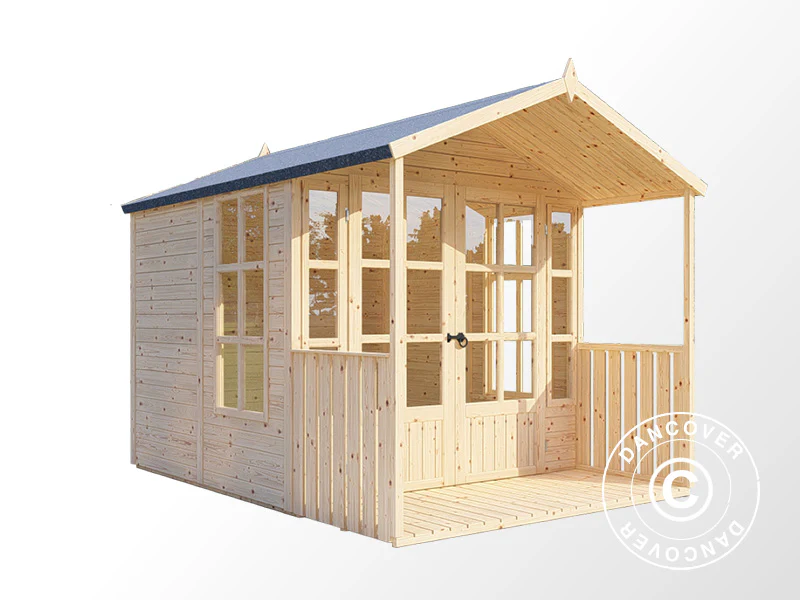 Domek drewniany, Bertilo Arley, 2,02x2,91x2,15m, Naturalne drewno - Image 3