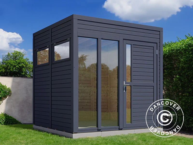 Domek drewniany, Bertilo Cubus 2O, 2,26x2,34x2,32m, Antracyt - Image 2