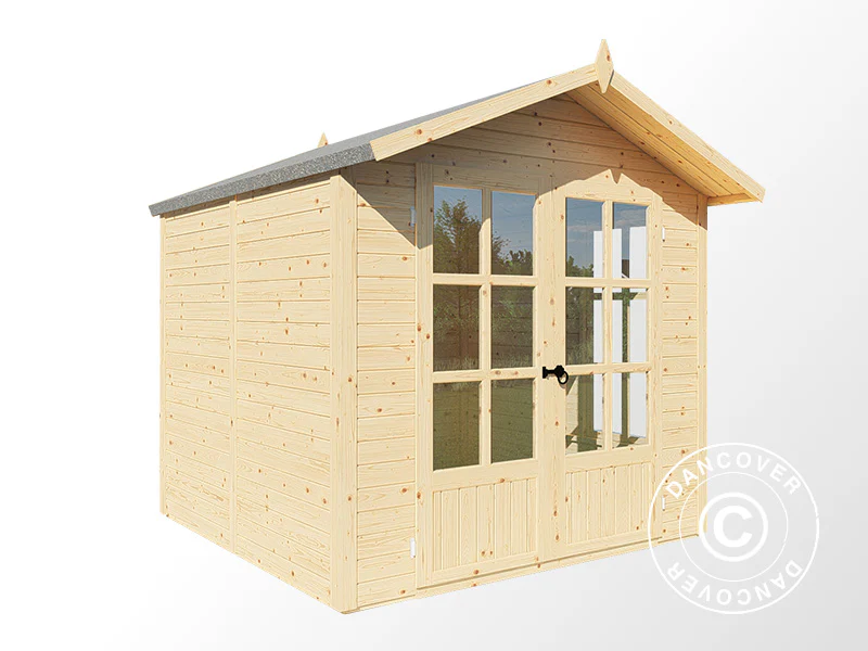 Domek drewniany, Bertilo Melrose, 2,02x2,07x2,15m, Naturalne drewno - Image 4