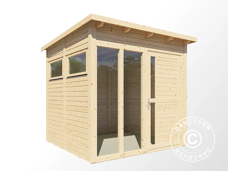 Domek drewniany, Bertilo Pentus 2O, 2,26x2,34x2,33m, Naturalne drewno - Image 3