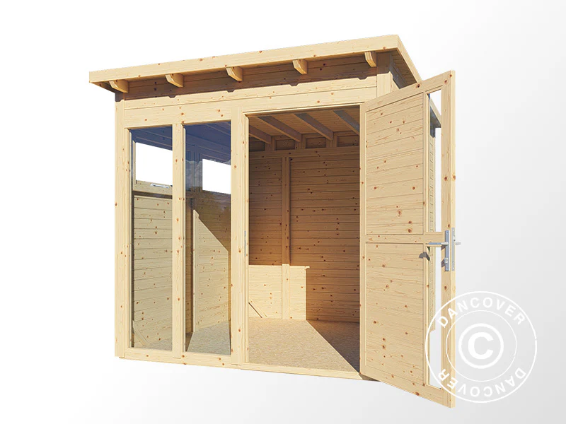 Domek drewniany, Bertilo Pentus 2O, 2,26x2,34x2,33m, Naturalne drewno - Image 4