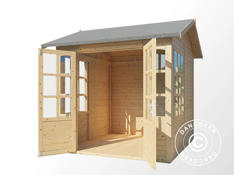 Domek drewniany, Bertilo Teahouse, 2,34x2,26x2,65m, Naturalne drewno - Image 4