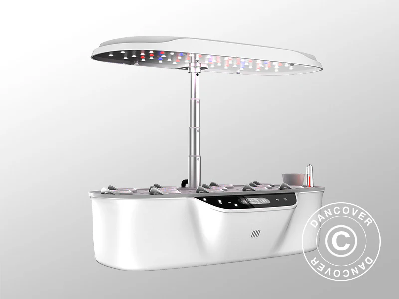 Doniczka hydroponiczna ze światłem LED, 0,204x0,40x0,195m, Biała - Image 4