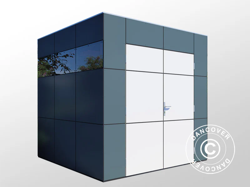 Drewniana szopa, Bertilo HPL 1, 2,3x2,28x2,3m, 5,24m², Antracyt/Biały - Image 11