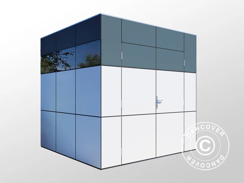 Drewniana szopa, Bertilo HPL 1, 2,3x2,28x2,3m, 5,24m², Antracyt/Biały - Image 12