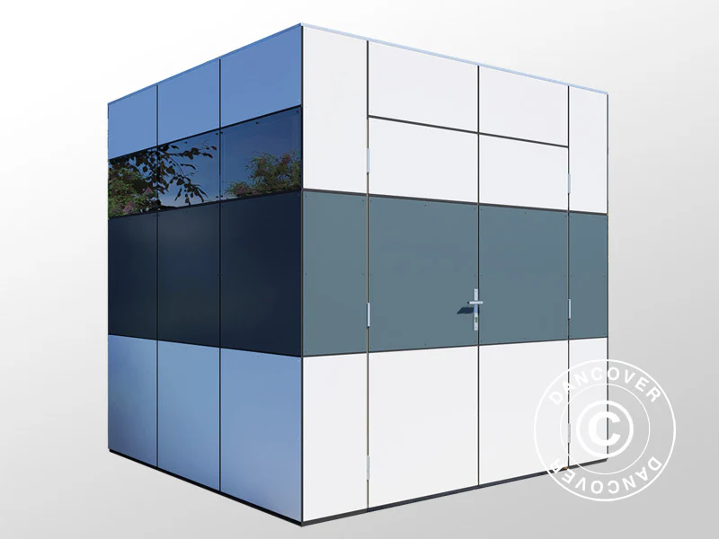 Drewniana szopa, Bertilo HPL 1, 2,3x2,28x2,3m, 5,24m², Antracyt/Biały - Image 7
