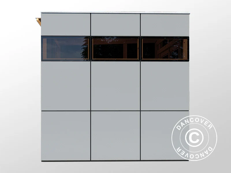 Drewniana szopa, Bertilo HPL 1, 2,3x2,28x2,3m, 5,24m², Antracyt/Szary - Image 9