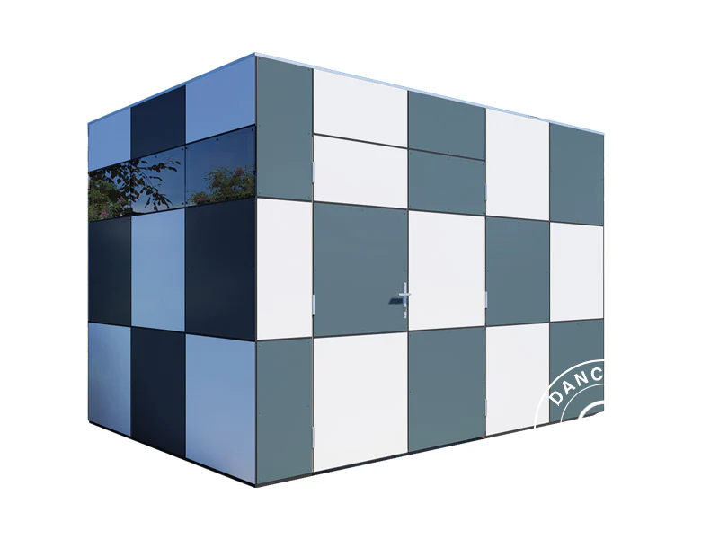 Drewniana szopa, Bertilo HPL 2, 3,45x2,28x2,3m, 7,86m², Antracyt/Biały - Image 10