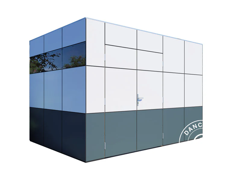 Drewniana szopa, Bertilo HPL 2, 3,45x2,28x2,3m, 7,86m², Antracyt/Biały - Image 11