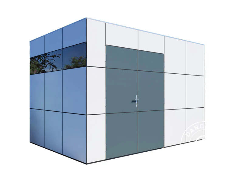 Drewniana szopa, Bertilo HPL 2, 3,45x2,28x2,3m, 7,86m², Antracyt/Biały - Image 13