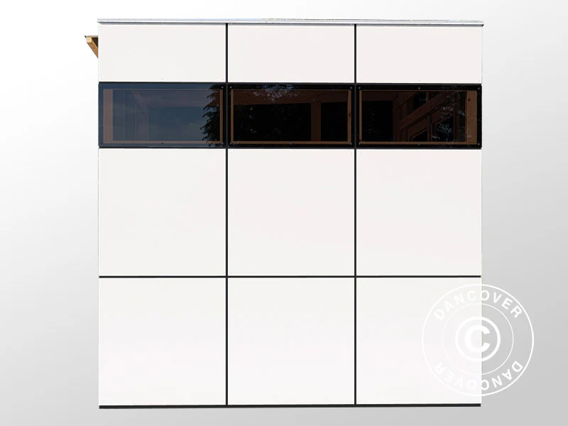 Drewniana szopa, Bertilo HPL 2, 3,45x2,28x2,3m, 7,86m², Antracyt/Biały - Image 5