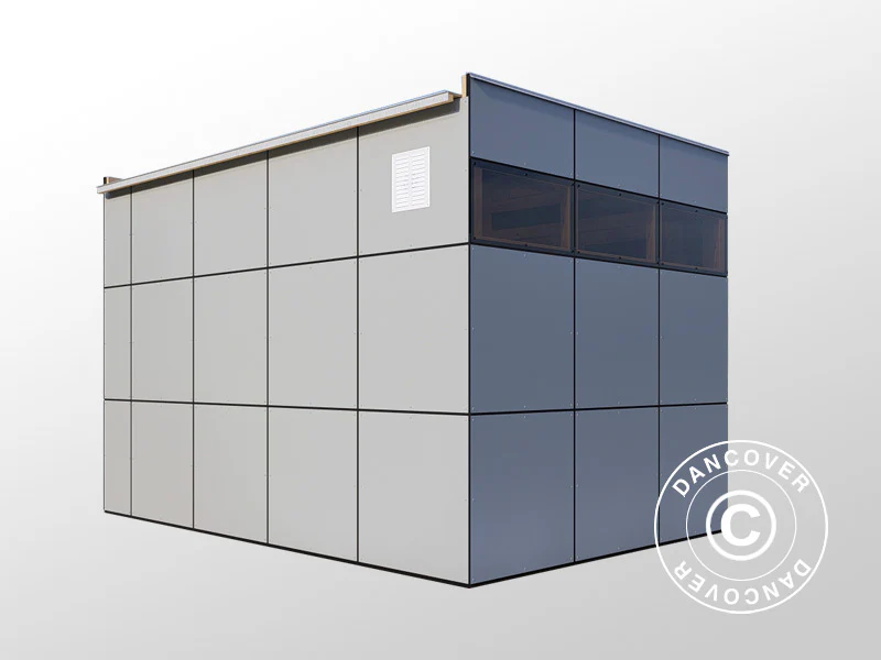 Drewniana szopa, Bertilo HPL 2, 3,45x2,28x2,3m, 7,86m², Antracyt/Szary - Image 13