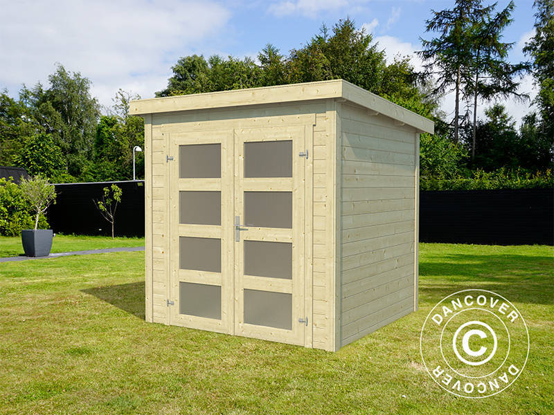 Drewniana szopa Torrent 2x2,5x2,11m, 28mm, 4,75m², Naturalny - Image 3