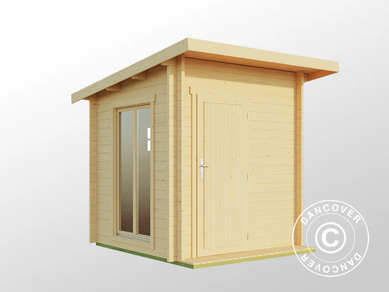 Drewniany domek sauna Ruka, 2x2m, 3,6m², Naturalne drewno - Image 3