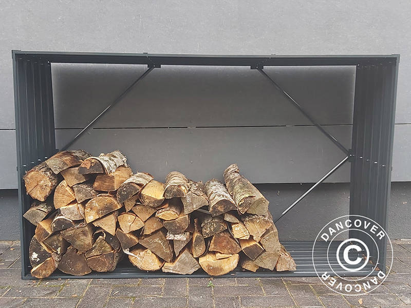 Drewutnia, podwyższona grządka 1,8x0,5x1,1m ProShed®, 0,9m², antracyt - Image 2
