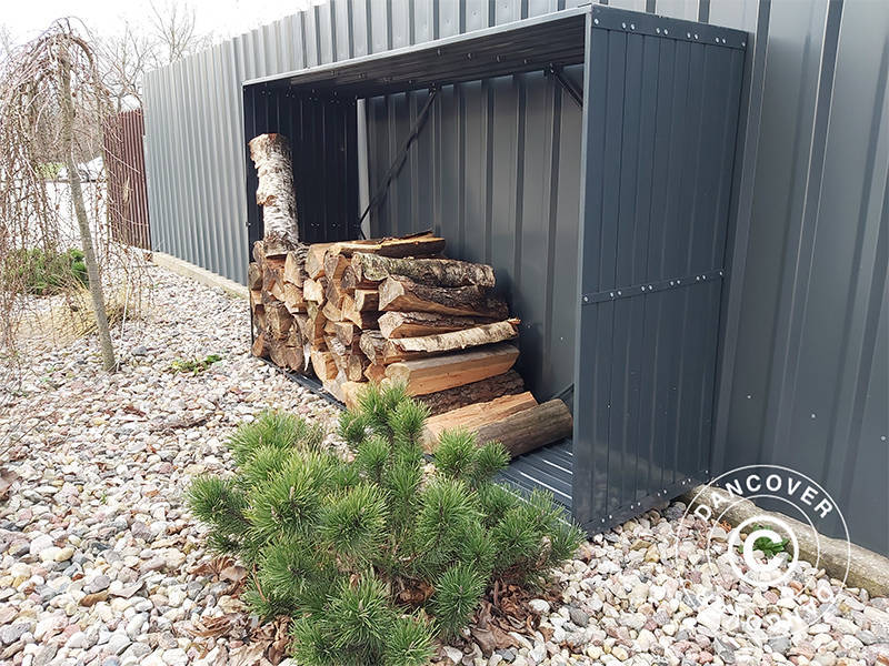 Drewutnia, podwyższona grządka 1,8x0,5x1,1m ProShed®, 0,9m², antracyt - Image 6