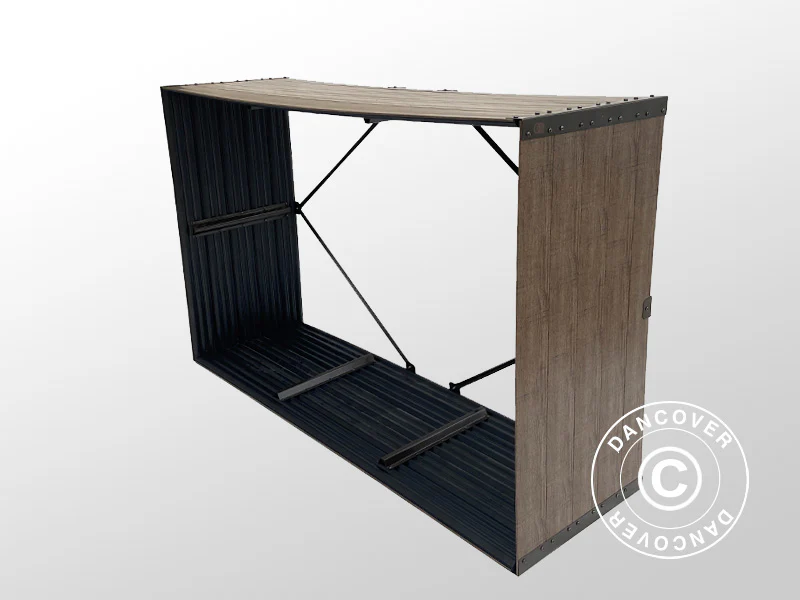 Drewutnia, podwyższona grządka ogrodowa, GPPS, 1,5x0,5x1m, 0,75m², Brązowo DOSTĘPNA
TYLKO 3 SZTUKA - Image 2