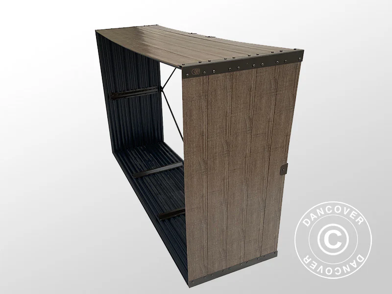 Drewutnia, podwyższona grządka ogrodowa, GPPS, 1,5x0,5x1m, 0,75m², Brązowo DOSTĘPNA
TYLKO 3 SZTUKA - Image 4