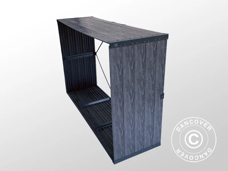 Drewutnia, podwyższona grządka ogrodowa, GPPS, 1,5x0,5x1m, 0,75m², Szara DOSTĘPNA
TYLKO 2 SZTUKA - Image 4