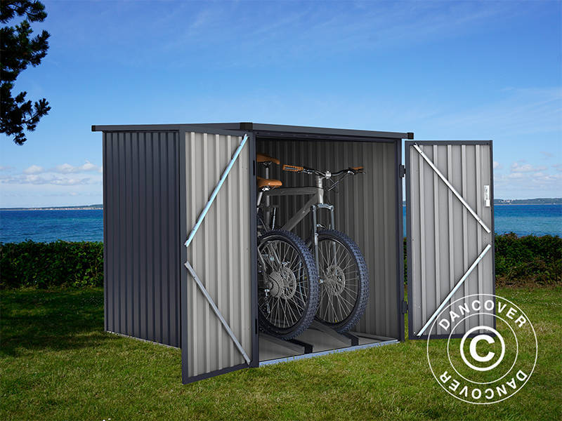 Garaż dla rowerów 1,42x1,98x1,57m ProShed®, 2,81m², Antracyt - Image 3