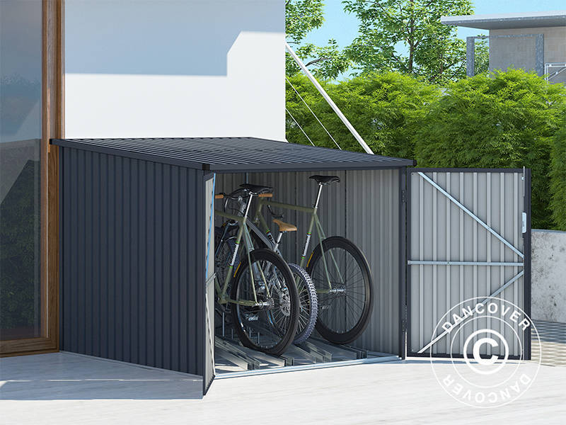 Garaż dla rowerów 2,03x1,98x1,57m, 4,02m², ProShed®, Antracyt - Image 2