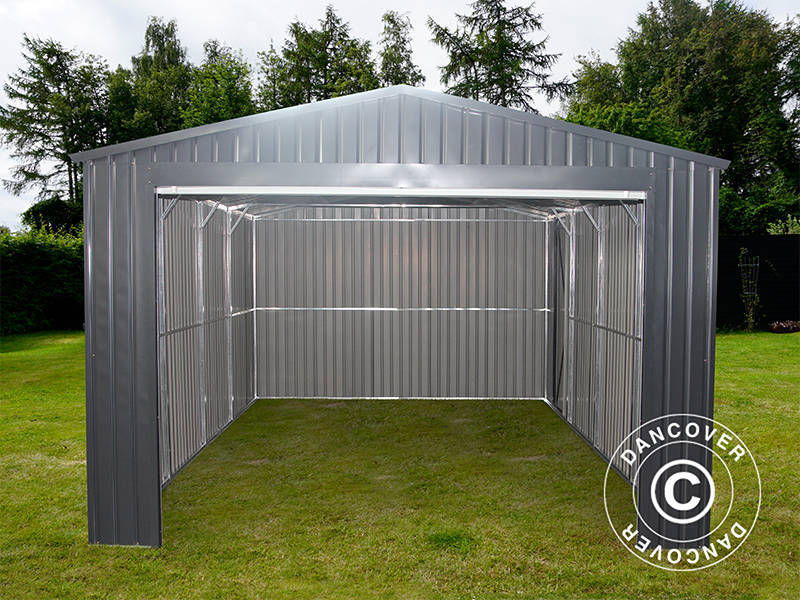 Garaż metalowy 3,38x5,76x2,43m, 19,47m², ProShed®, Antracyt - Image 3