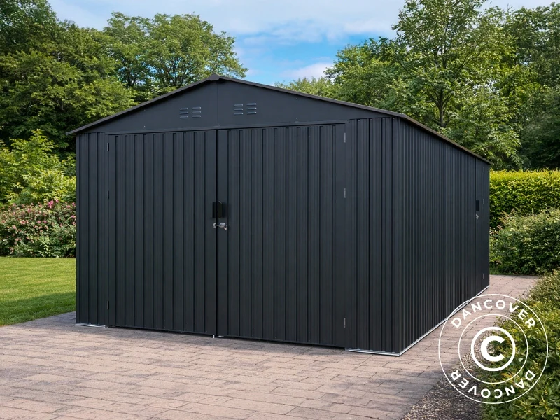 Garaż metalowy 3x6,02x2,32m, 18,06m², ProShed®, Antracyt - Image 2