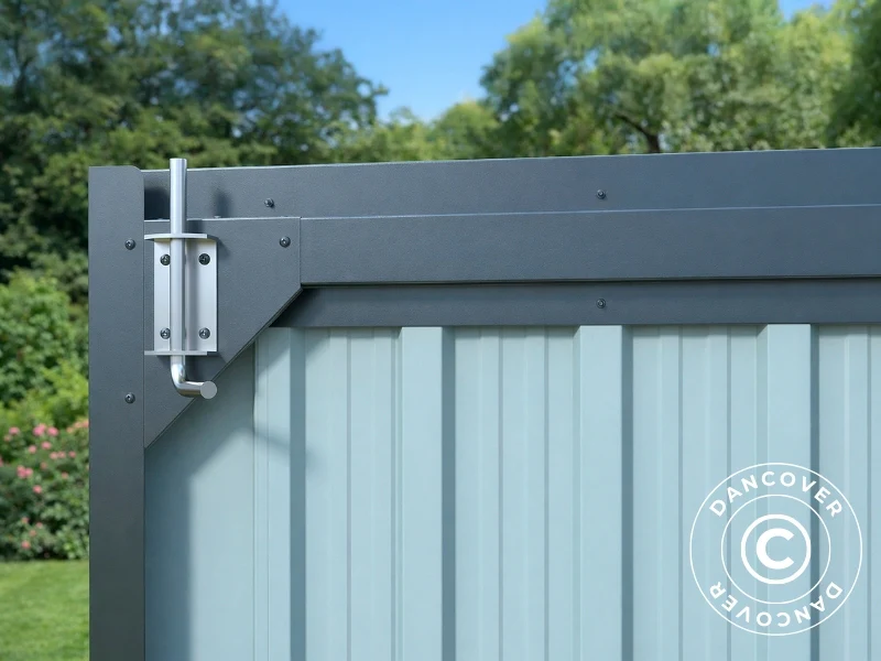 Garaż metalowy 3x6,02x2,32m, 18,06m², ProShed®, Antracyt - Image 5