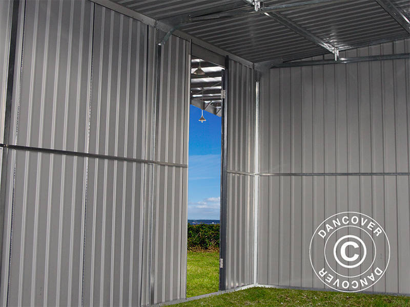 Garaż metalowy podwójny 6,37x5,13x2,41m, 31,74m², ProShed®, Antracyt - Image 11