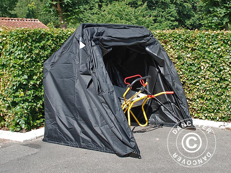 Garaż składany (Motocyklowy), 1,88x3,45x1,9m, Czarny - Image 9