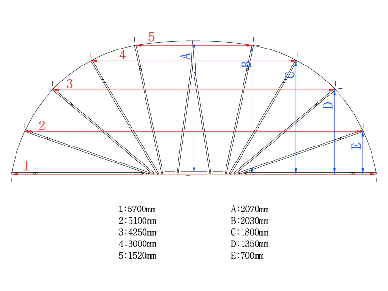 Garaż składany (Samochodowy), 2,6x5,8x2,1m, Szary - Image 14