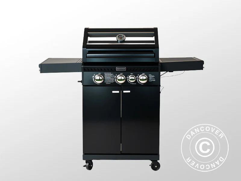 Grill gazowy BBQ Dancover 3+1, Czarny - Image 7