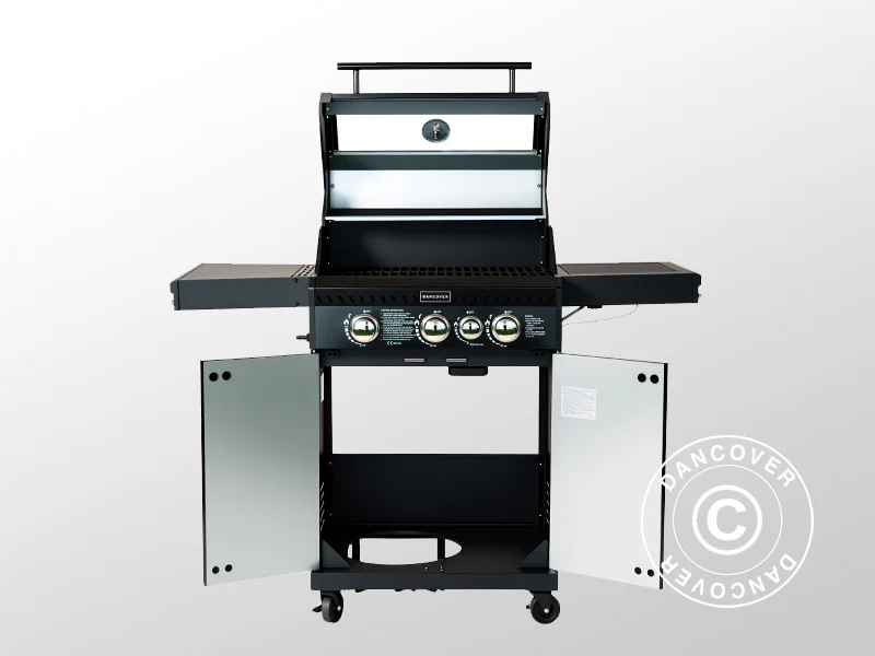 Grill gazowy BBQ Dancover 3+1, Czarny - Image 8