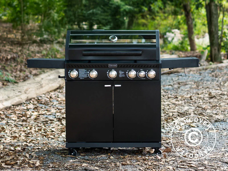 Grill gazowy BBQ Dancover 5+1, Czarny - Image 2